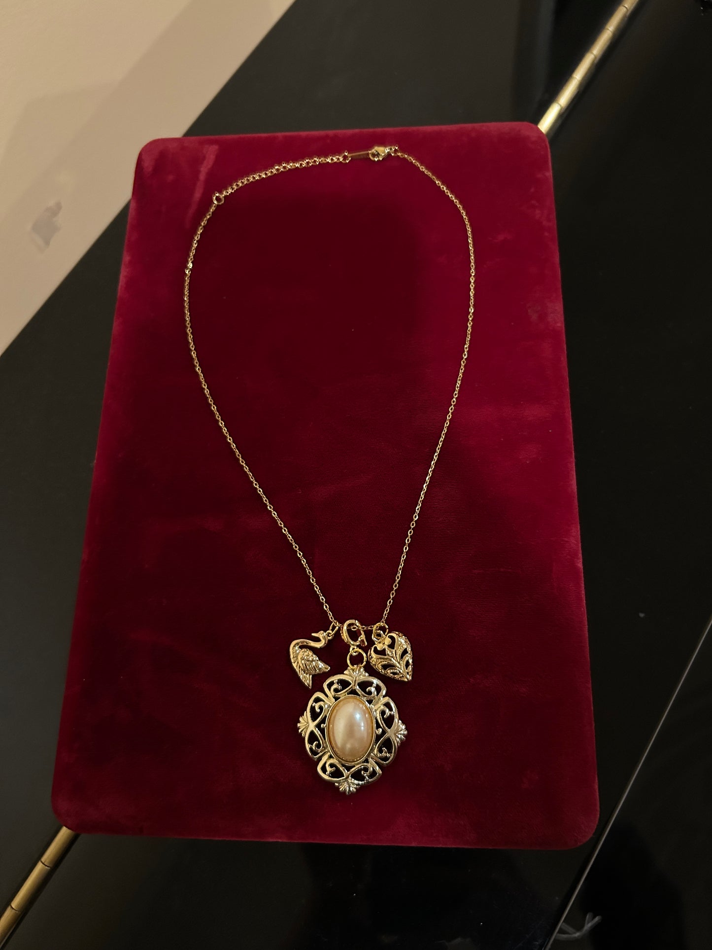 Swan Pendant Necklace