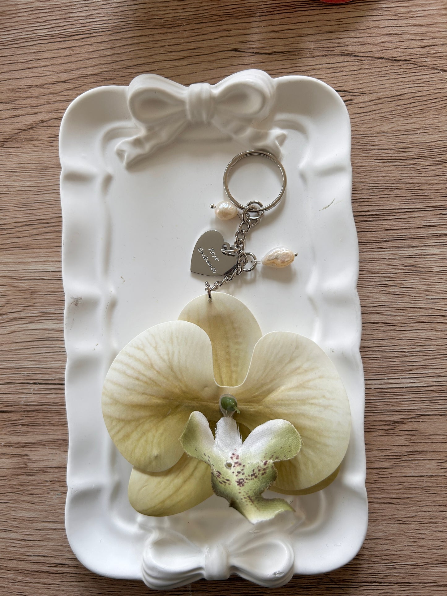 Orchid Keychain